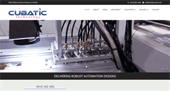 Desktop Screenshot of cubatic-tech.com